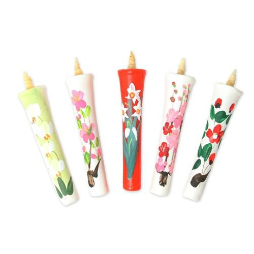 大與（ダイヨ）】糠絵ろうそく 2号5本入/滋賀県 | ロカルコストア