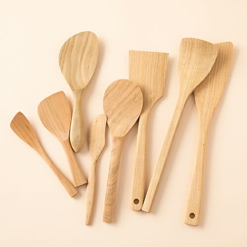宮島工芸製作所（みやじまこうげいせいさくじょ）】木製しゃもじ 丸柄