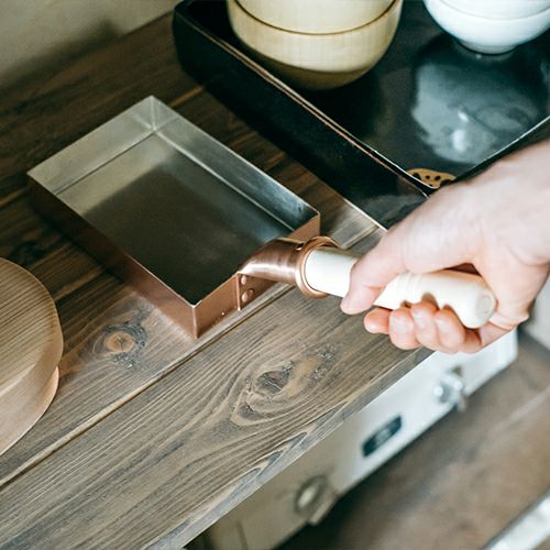 中村銅器製作所（なかむらどうきせいさくじょ）】銅玉子焼鍋 15cm 角