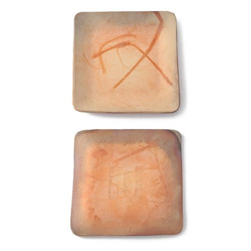 DAIKURA（だいくら）】備前焼緋襷/角皿 15x15cm（小皿/取り皿/プレート