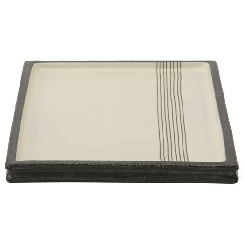 TSUBO-BUN（つぼぶん）/奥田章】十草リバーシブル角皿 15×21/滋賀県