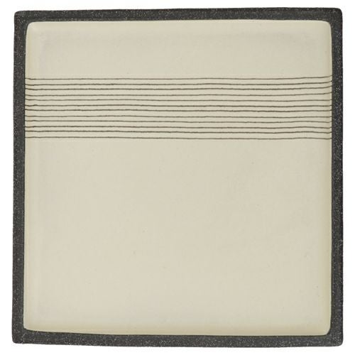 TSUBO-BUN（つぼぶん）/奥田章】十草リバーシブル角皿 15×21/滋賀県