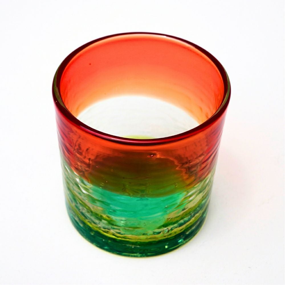 沖縄県/RYUKYU GLASS WORKS 海風】残波の夕日タンブラー（ビア