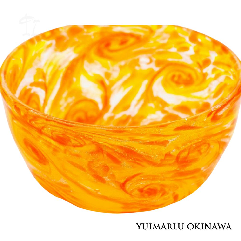 吹きガラス匠工房】渦/2合片口・ぐい呑み・小鉢・2合片口 ぐい呑み