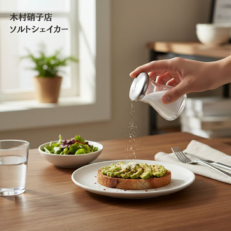 木村硝子店】スパイスボトル/ソルトシェイカー No.13 塩/PM-5 塩/PL-5